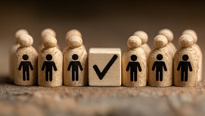Business concept word made of paper held by a group of people symbolizing partnership and teamwork on a black background