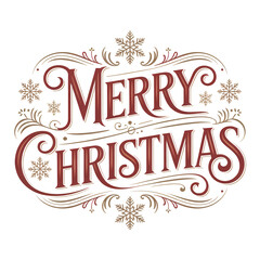 merry christmas lettering