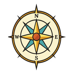 Directional Compass SVG