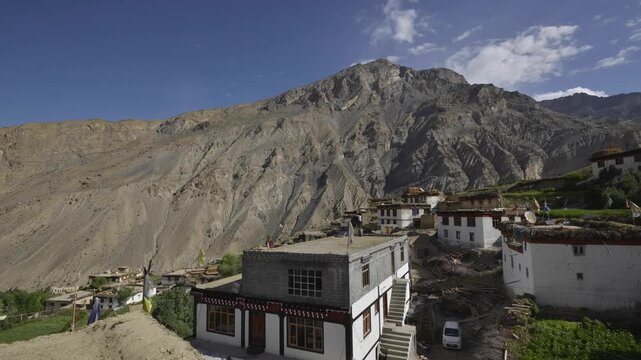 Timelapse at Kibber Village, Spiti Valley, Himachal Pradesh