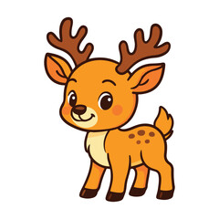 Playful Winter Reindeer SVG