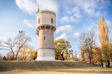 Historic water tower in Komárno, Komárom, Slovakia © naszalyg