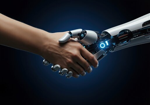 Human and Robot Handshake, The Dawn of Collaboration