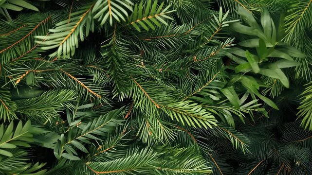Discover the vibrant life in a dense collection of green leaves and branches, showcasing nature&rsquo;s detail and beauty