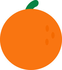 illustration of an orange