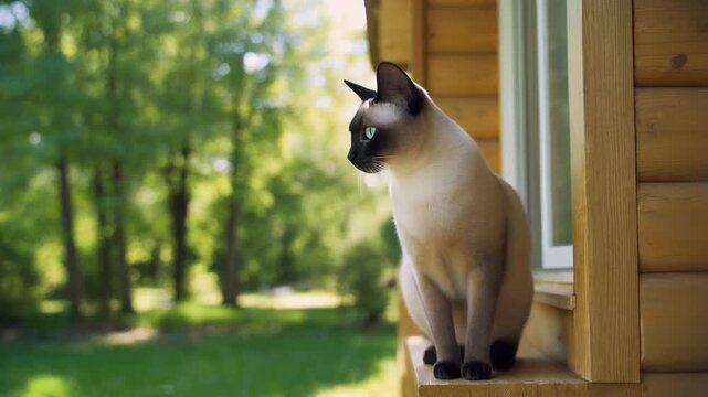 猫のバーミーズ