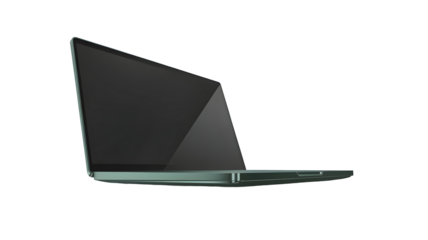 Sleek modern laptop showcasing a minimalist design with a vibrant screen perfect for professional productivity and creative endeavors.