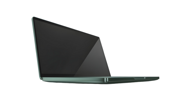 Sleek modern laptop showcasing a minimalist design with a vibrant screen perfect for professional productivity and creative endeavors.