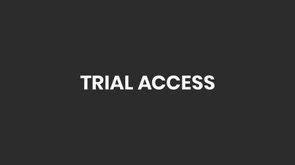 Trial Access Swirly Lines Text Animation 4K – Professional Call-to-Action for Free Trials, Demo Versions, and Limited Access