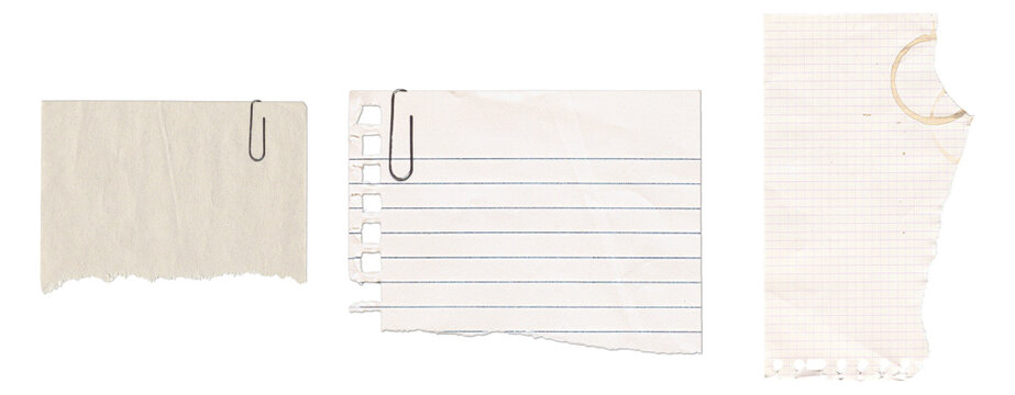 Vintage Torn Paper Collection for Artistic and Design Use