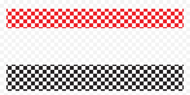 Black and Red checker pattern vector illustration. Abstract checkered chessboard or checkerboard for game, grid with geometric square shape, race or rally flag and mosaic floor tile EPS 10.
