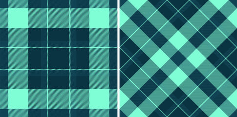 Background tartan texture of vector textile seamless with a fabric plaid check pattern. Set in sea colors. Furniture design ideas.