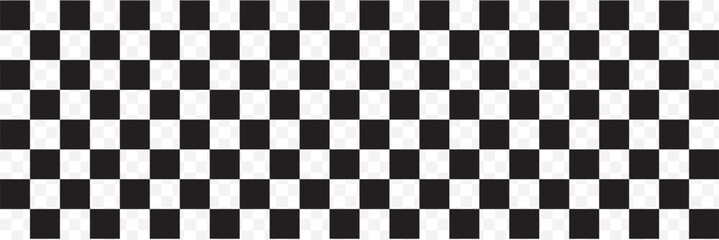 Fototapeta premium Black and white checker pattern vector illustration. Abstract checkered chessboard or checkerboard for game, grid with geometric square shape, race or rally flag and mosaic floor tile, Best Design EPS