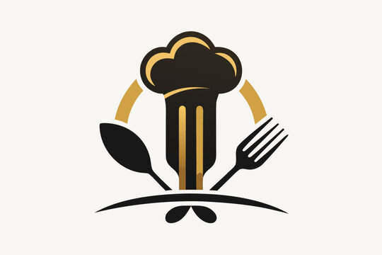 Restaurant menu design with fork knife and spoon illustration