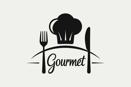 Restaurant menu design with fork knife and spoon illustration - Powered by Adobe