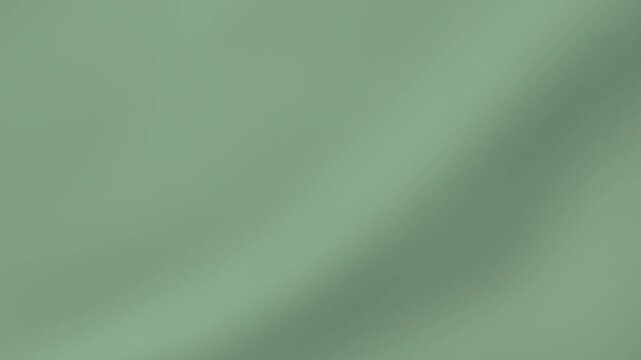 Soft dark green fabric waving smooth texture visual background gentle pastel cloth motion abstract minimal design calm aesthetic surface pattern natural color relaxation textile video backdrop elegant
