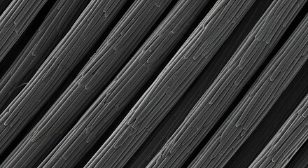 Close-up microscopic view of woven textile fibers creating a textured pattern of parallel lines