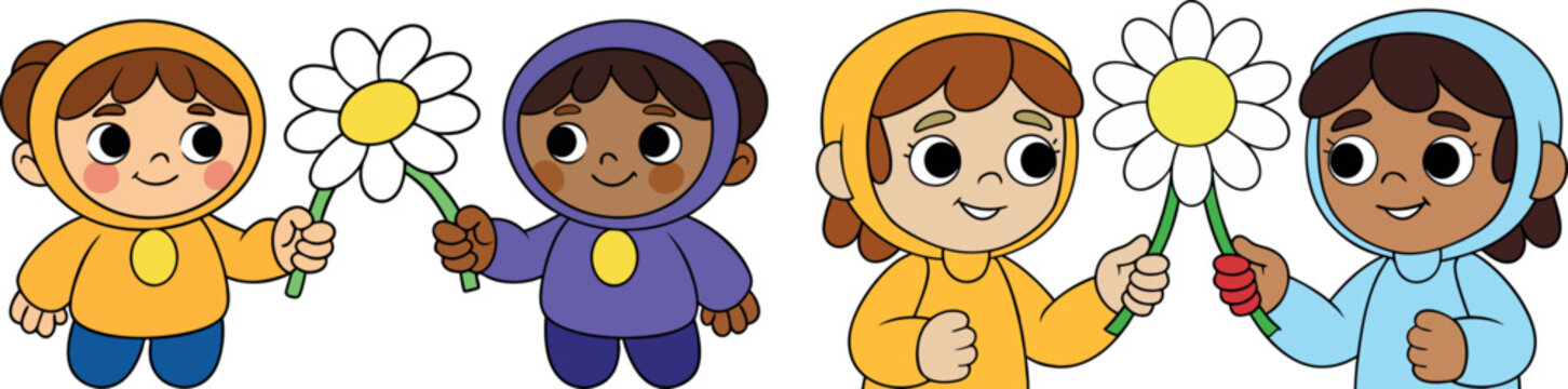 colorful kids character, teletubbies cartoon illustration, fantasy kids design, tv childhood illustration, cute baby cartoon, playful kids artwork, tv show characters, funny costume vector, entertainm