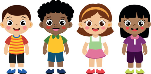 school friends illustration, classroom friendship artwork, student children cartoon, best friends vector, school kids design, friendship education art, cute classroom artwork, student group design, ha