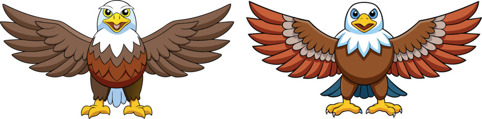 Naklejka premium flying bird wings cartoon, angel wings illustration, freedom design vector, sky flying artwork, bird wing clipart, adorable wing drawing, creative flight cartoon, nature symbol vector, cute sky art, c