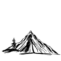 Modern flat design vector, minimalist theme, two-dimensional shapes, electric vivid colors, trending mountain tame templates,Generative AI