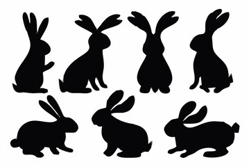 Easter Rabbit Silhouettes - S... © sonu