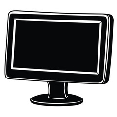 Computer Monitor Vector Illustration