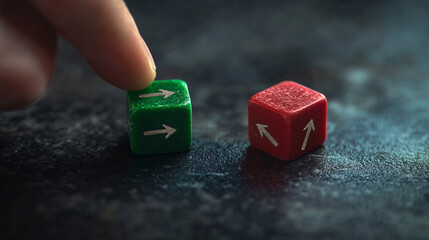 Choosing the right path forward with directional dice and careful consideration