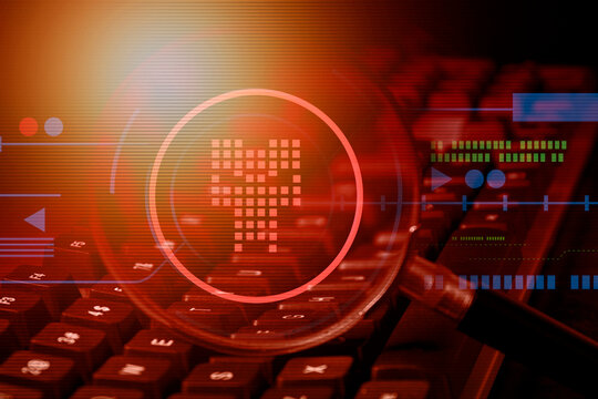 Malware attack virus alert , malicious software infection , cyber security awareness training to protect business information from threat attacks