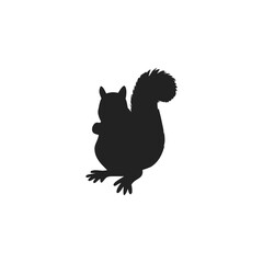Squirrel Silhouette Vector