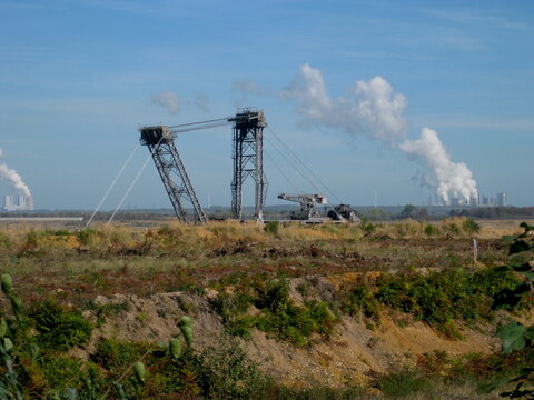 Absetzen im Braunkohletagebau Hambach, Garzweiler