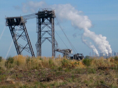 Absetzen im Braunkohletagebau Hambach, Garzweiler