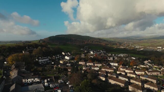 Llantrisant Drone Rhondda Cynon Taf Valleys Nature Welsh South Wales