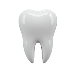 Isolated White Tooth