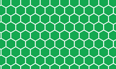 Green colour Polygonal pattern background or abstract hexagon for wallpaper background, shape honeycom concept