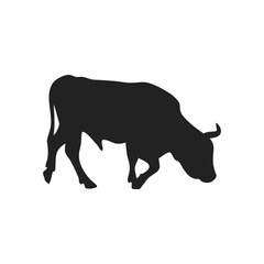 cow and bull silhouette