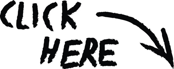 Click here text with arrow pointing down