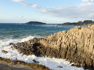 越前加賀海岸国定公園の特別保護地区の東尋坊