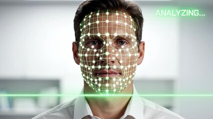 Advanced Biometric Scanning Technology for Identity Verification. - Powered by Adobe