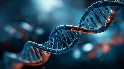 Undulating waves of chromatin fiber showing nucleosome organization faceless epigenetics visualization defocused histone modification patterns background gene regulation