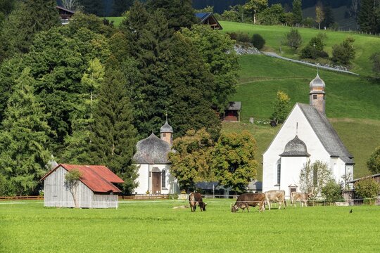 Loretto Chapels, Oberstdorf, Oberallg&auml;u, Allg&auml;u, Bavaria, Germany