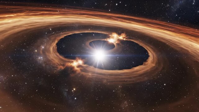 Simulated Black Hole Accretion Disk With Hot Gas and Bright Light