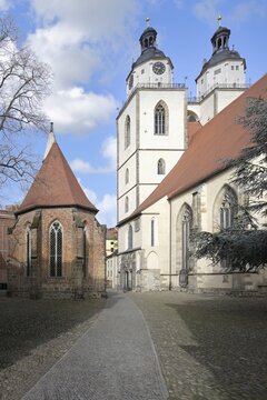 St Mary Town Church and Corpus Christi Chapel, Luther City Wittenberg, Saxony Anhalt, Germany