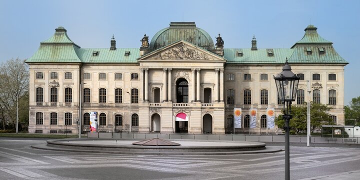 Japanese Palace baroque building, Dresden, Saxony, Germany