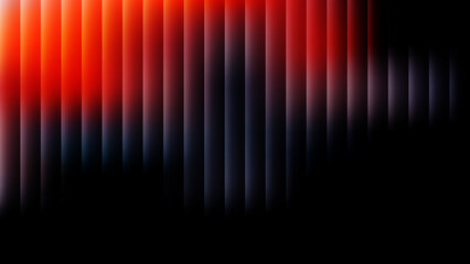 Red orange gradient vertical stripes abstract background