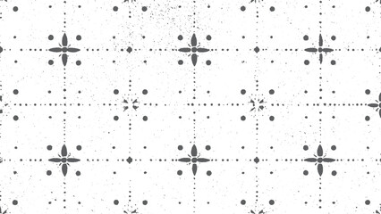 Seamless pattern with floral elements. Winter nature postcard pattern fashion art background. Geometric retro seamless pattern. 