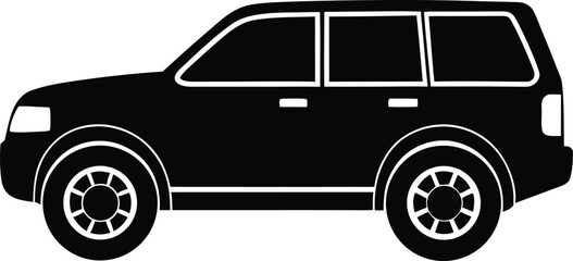 Car silhouette vector illustration