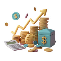 3d-clay-savings-concept