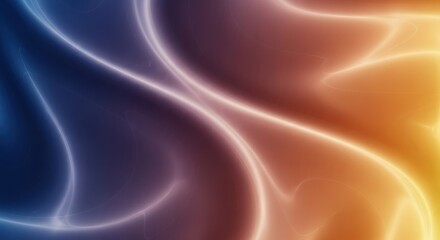 Obraz premium Abstract background with smooth flowing lines and gradient color