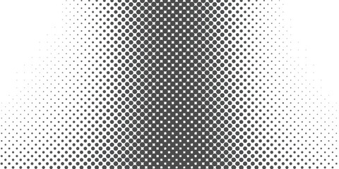 Half tone dots gradient, pattern abstract digital background design element isolated on white background